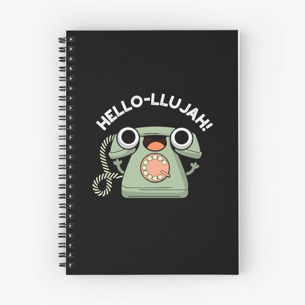 Item preview, Hello-lujah Funny Telephone Puns (Dark BG) designed and sold by punnybone.