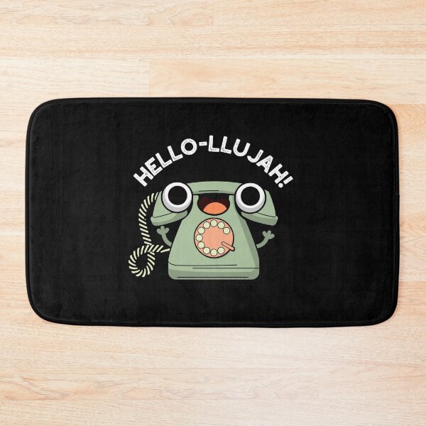 Item preview, Hello-lujah Funny Telephone Puns (Dark BG) designed and sold by punnybone.