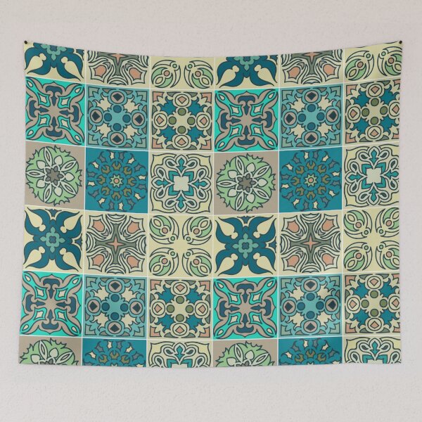 Item preview, Portuguese vintage patchwork ornament.  designed and sold by CatCoconut-Art.
