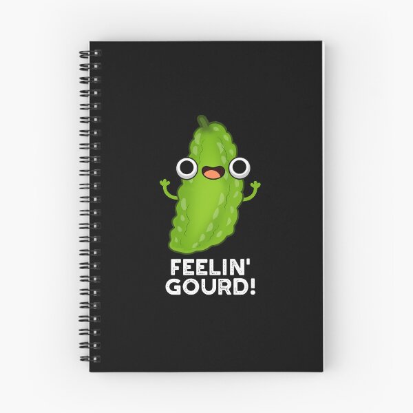 Item preview, Feeling Gourd Funny Veggie Puns (Dark BG) designed and sold by punnybone.