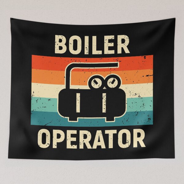 Item preview, Boiler Operator Retro Vintage designed and sold by NestaReign.