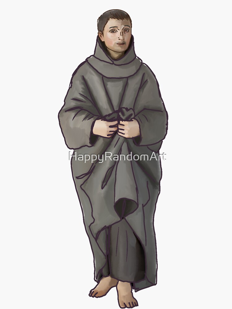 "Brother Juniper" Sticker for Sale by HappyRandomArt Redbubble