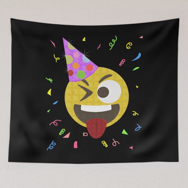 Item preview, Silly Face Emoji Birthday Party Classic  designed and sold by seeteshemooo.
