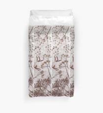 Dried Grasses and Flowers Duvet Cover