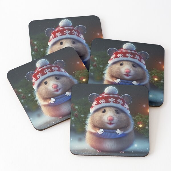 Item preview, Cute Christmas Hamster designed and sold by art8085.