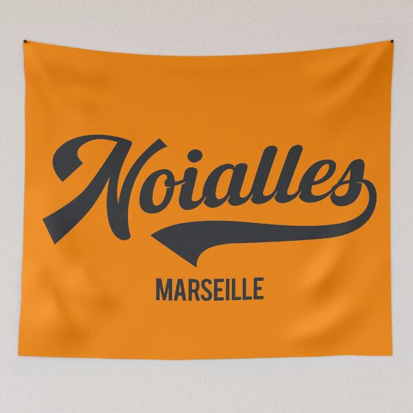 Item preview, Marseille Noailles, Marseille Noailles lettering, Noailles logo designed and sold by Boogosh.