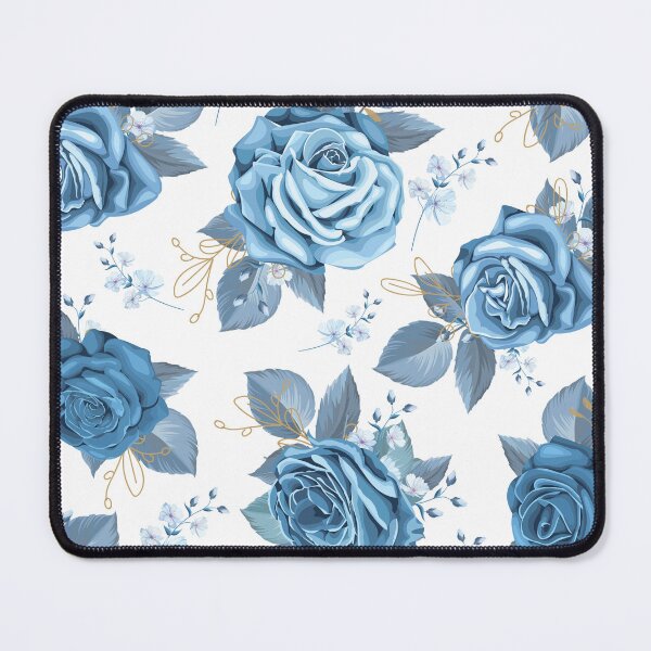 Item preview, Blue Roses Decorative Floral Illustration Pattern. designed and sold by PlantKind.