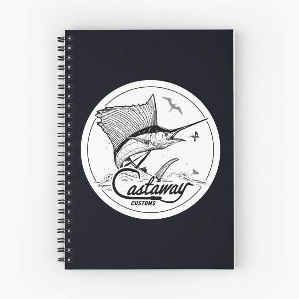 Item preview, Castaway Fishing Black and White designed and sold by ChristinasMess.