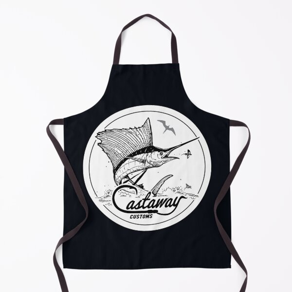 Item preview, Castaway Fishing Black and White designed and sold by ChristinasMess.
