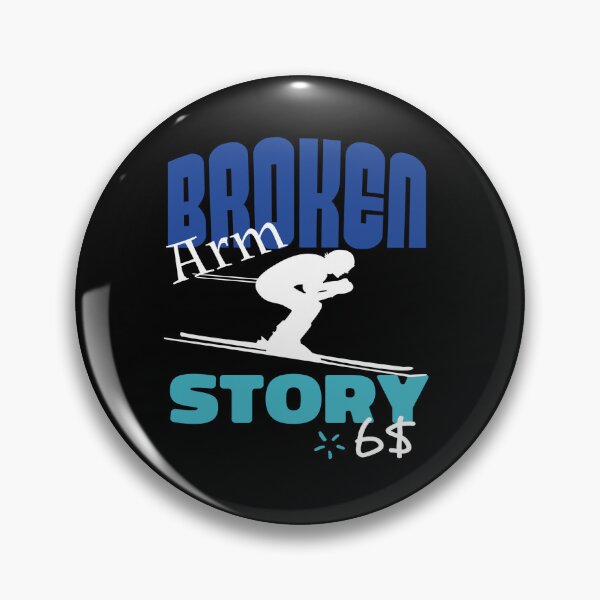 Item preview, Broken Arm Story Funny Downhill Ski Extreme Sport designed and sold by Merchandiser099.