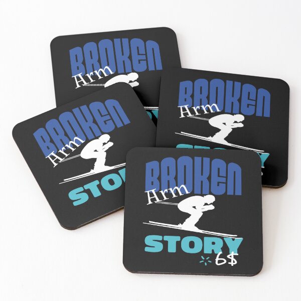 Item preview, Broken Arm Story Funny Downhill Ski Extreme Sport designed and sold by Merchandiser099.