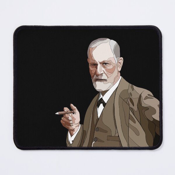 Item preview, Illustration of Sigmund Freud - founder of psychoanalysis / psychology designed and sold by billky.