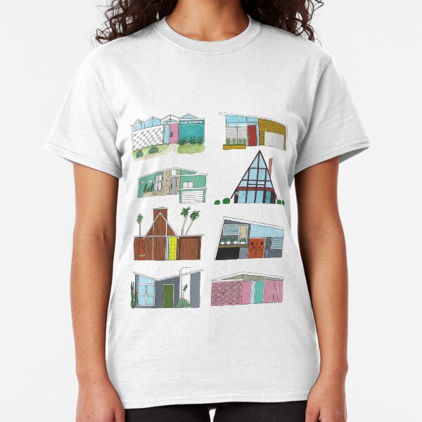 Mid Century Modern Houses Classic T-Shirt