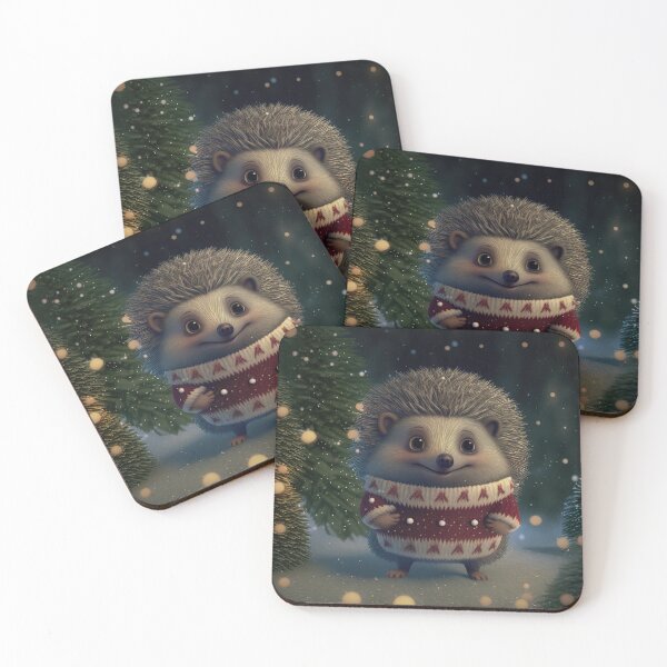Item preview, Cute Christmas Hedgehog designed and sold by art8085.