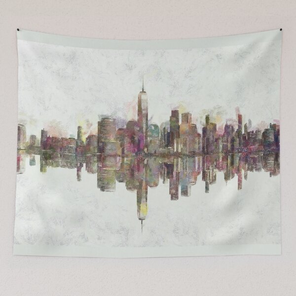 Item preview, NewYork Skyline Painting designed and sold by Ryan  Rad.