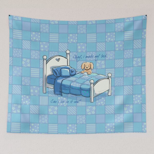 Item preview, Okay, I made my Bed (with quilt) designed and sold by ElephantShoe.
