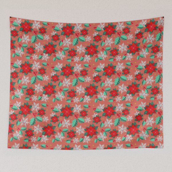 Item preview, Poinsettia Pattern designed and sold by mikaylart.