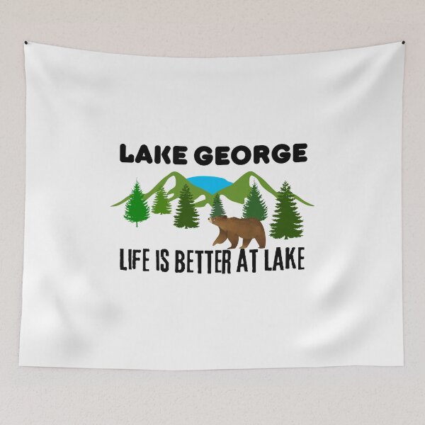 Item preview, Lake George  Life Is Better At Lake | Lake George New York Bear designed and sold by BopleDesigns.