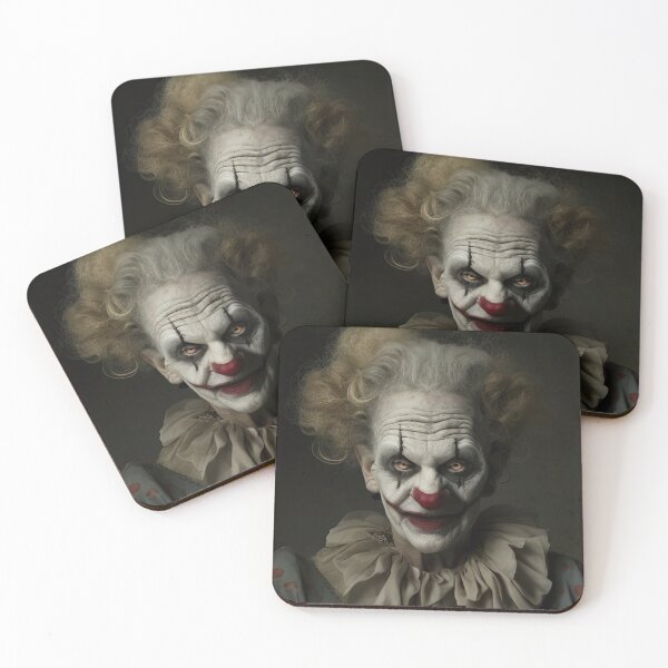 Item preview, Portrait of an evil clown designed and sold by RK - Shop.