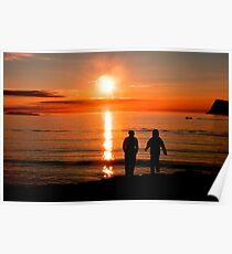 Midnight Sun, Northern Norway Poster