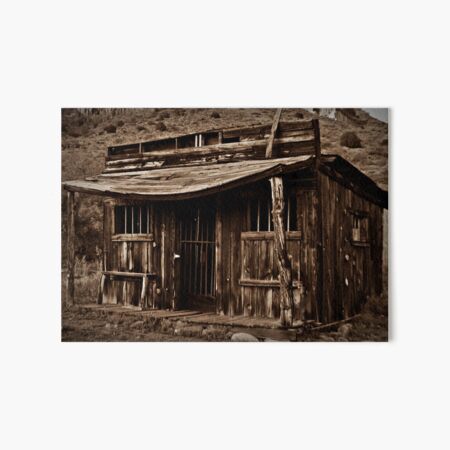 Salt River Canyon Jail House Art Board Print