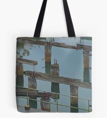 Old Wharf - HDR Tote Bag