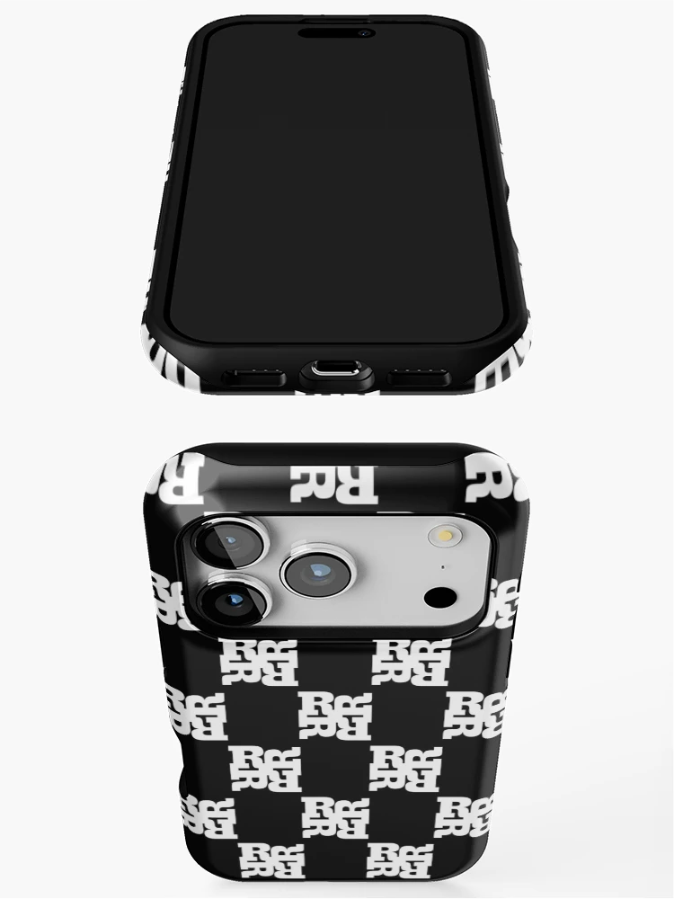 Thumbnail 3 of 4, iPhone Case, Pattern R designed and sold by The magic  Yellow bus.