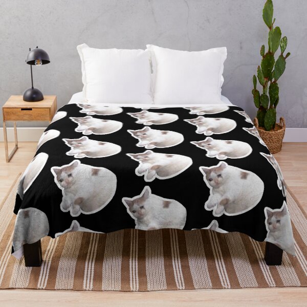 Item preview, Crying Cat Meme #2 (White Outline) designed and sold by cat-reactions.