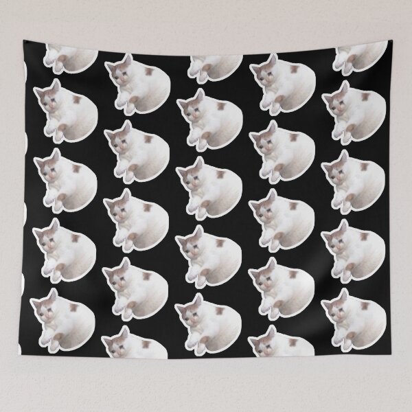 Item preview, Crying Cat Meme #2 (White Outline) designed and sold by cat-reactions.