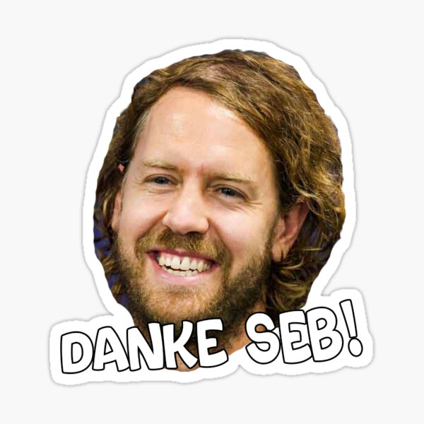 Vista previa del artículo con la obra «Vettel - Danke Seb!», diseñado y vendido por rpstvs.