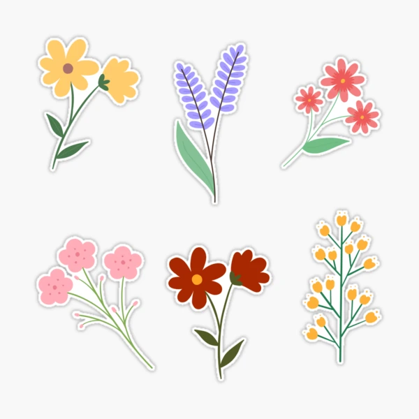 Plants stickers set  Work stickers, Cute doodle art, Cute stickers