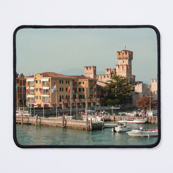 Item preview, Sirmione Castle Seascape designed and sold by hawkie.