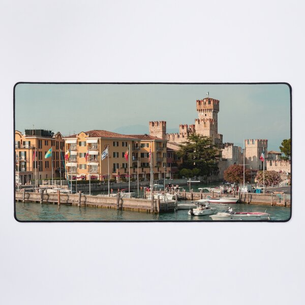 Item preview, Sirmione Castle Seascape designed and sold by hawkie.