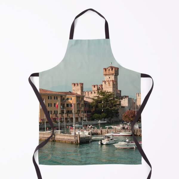 Item preview, Sirmione Castle Seascape designed and sold by hawkie.