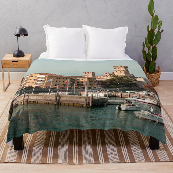 Item preview, Sirmione Castle Seascape designed and sold by hawkie.
