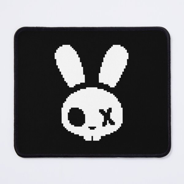 Item preview, Skeleton Bunny Logo Fitted designed and sold by seeteshemooo.