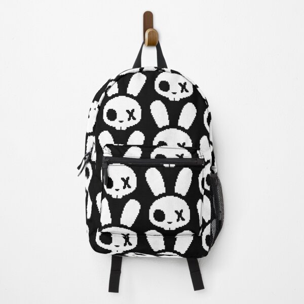 Item preview, Skeleton Bunny Logo Fitted designed and sold by seeteshemooo.
