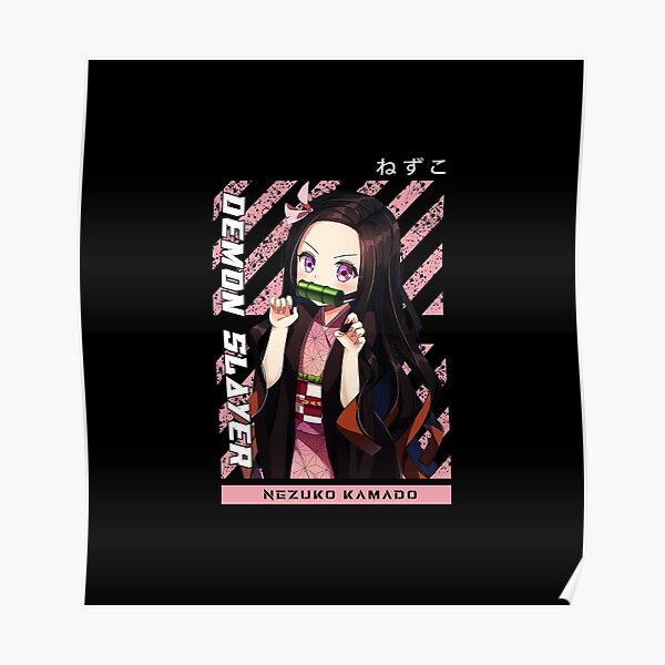 Nezuko Kamado Poster For Sale By Coolbits1717 Redbubble 6251