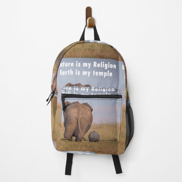 Item preview, Nature is my religion The earth is my temple designed and sold by Ingo Gerlach.