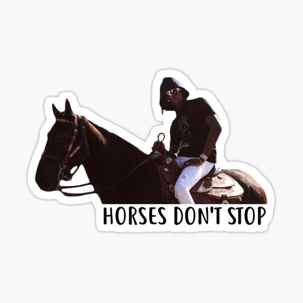 Vista previa del artículo con la obra «Young Thug - Los caballos no se detienen», diseñado y vendido por jackiealvine.