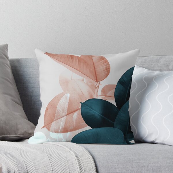 Item preview, Feuilles de plantes rose fard à joues, feuille botanique designed and sold by PrintsProject.