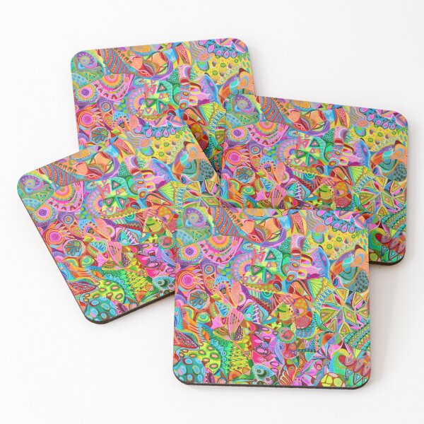 Item preview, 347. Colorful abstract, cozy time in winter. designed and sold by Veera Zukova.