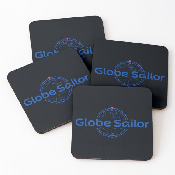Item preview, Globe Sailer Sailboats Blue designed and sold by ChristinasMess.