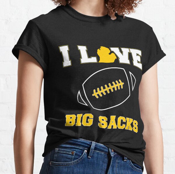 : Football Shirt - She Loves Big Sacks and That Detroit D. Unisex  Shirt (Small) Blue : Clothing, Shoes & Jewelry