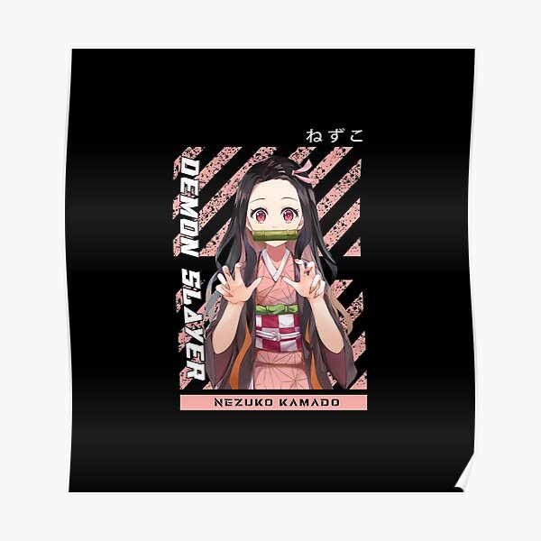 Nezuko Kamado Poster For Sale By Coolbits1717 Redbubble 8595