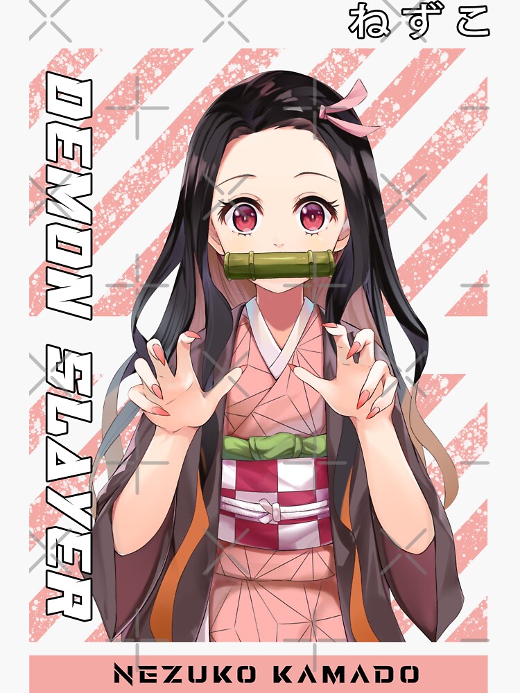 Nezuko Kamado Sticker For Sale By Coolbits1717 Redbubble 3254