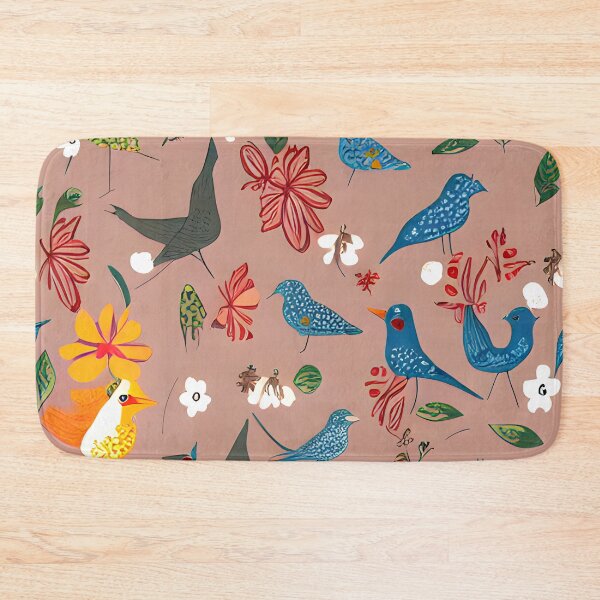 Item preview, bird flower patter watercolor #1 designed and sold by supeart.