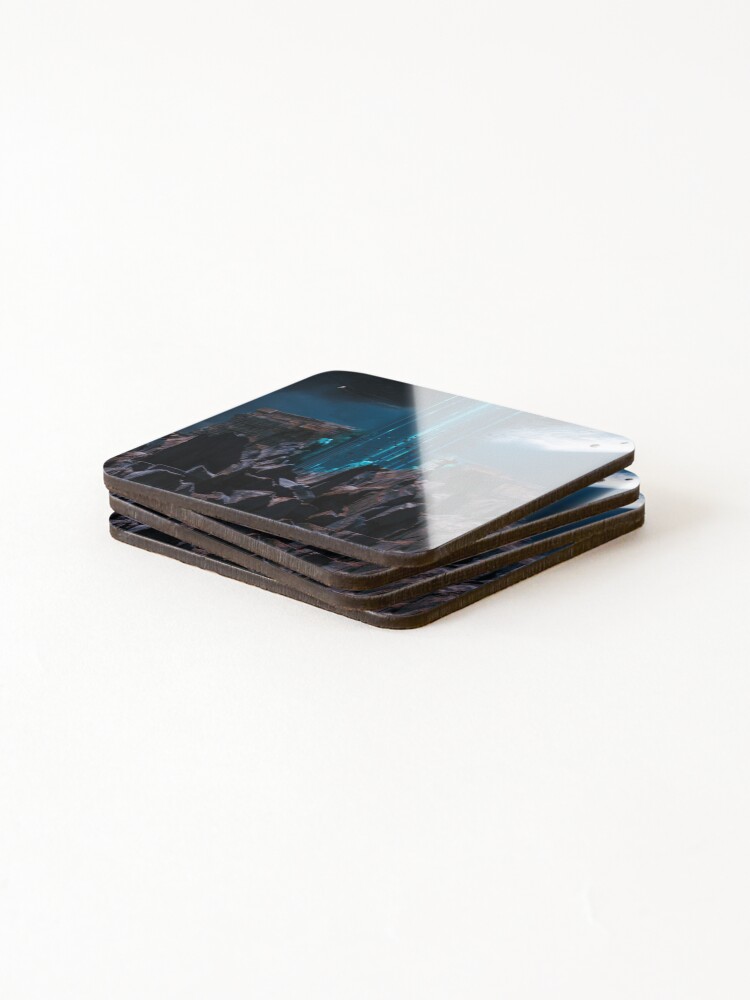 Thumbnail 4 of 5, Coasters (Set of 4), Floating Rocks designed and sold by Shaheen01.