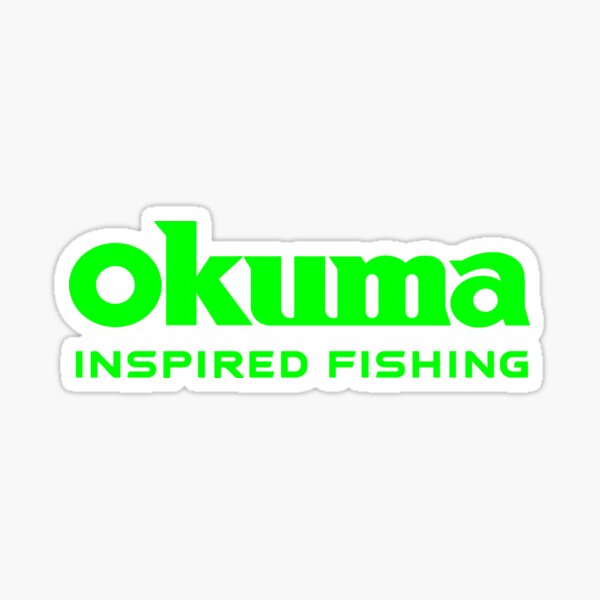 okuma fishing green back Sticker for Sale by sultanmelimpah
