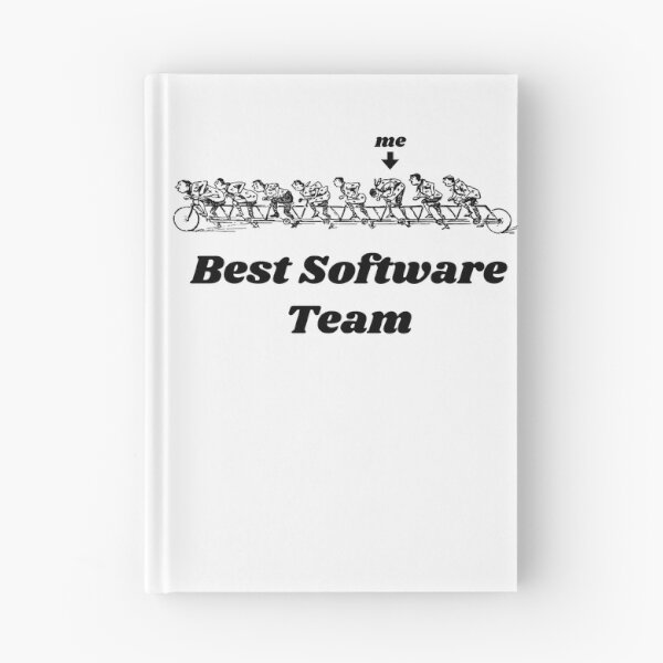 Item preview, 'Best Software Team' Tandem Bicycle Design - Retro Illustration Design for T-shirts, mugs, phone cases and other accessories designed and sold by Ridiculam Toga.